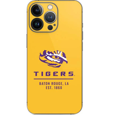 Louisiana State University - LSU Tigers Baton Rouge Yellow iPhone 14 Pro Skin